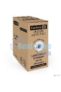 Кабель ExeGate Special UTP 4 пары кат.5e CCA, 26AWG, бухта 100м, серый, PVC