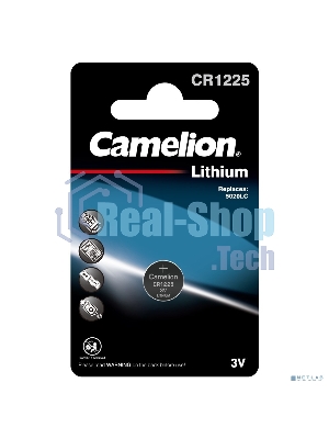 Элемент питания литиевый Camelion CR CR1225 BL-1 (блист.1шт) 3 В