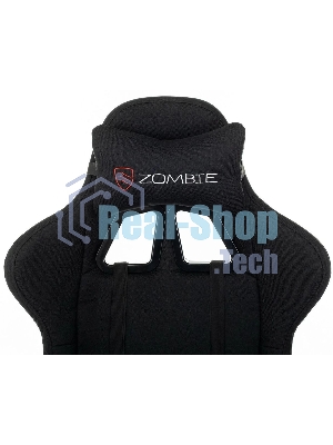 Кресло Zombie Rudger черный, экокожа, 120 кг, механизм качания