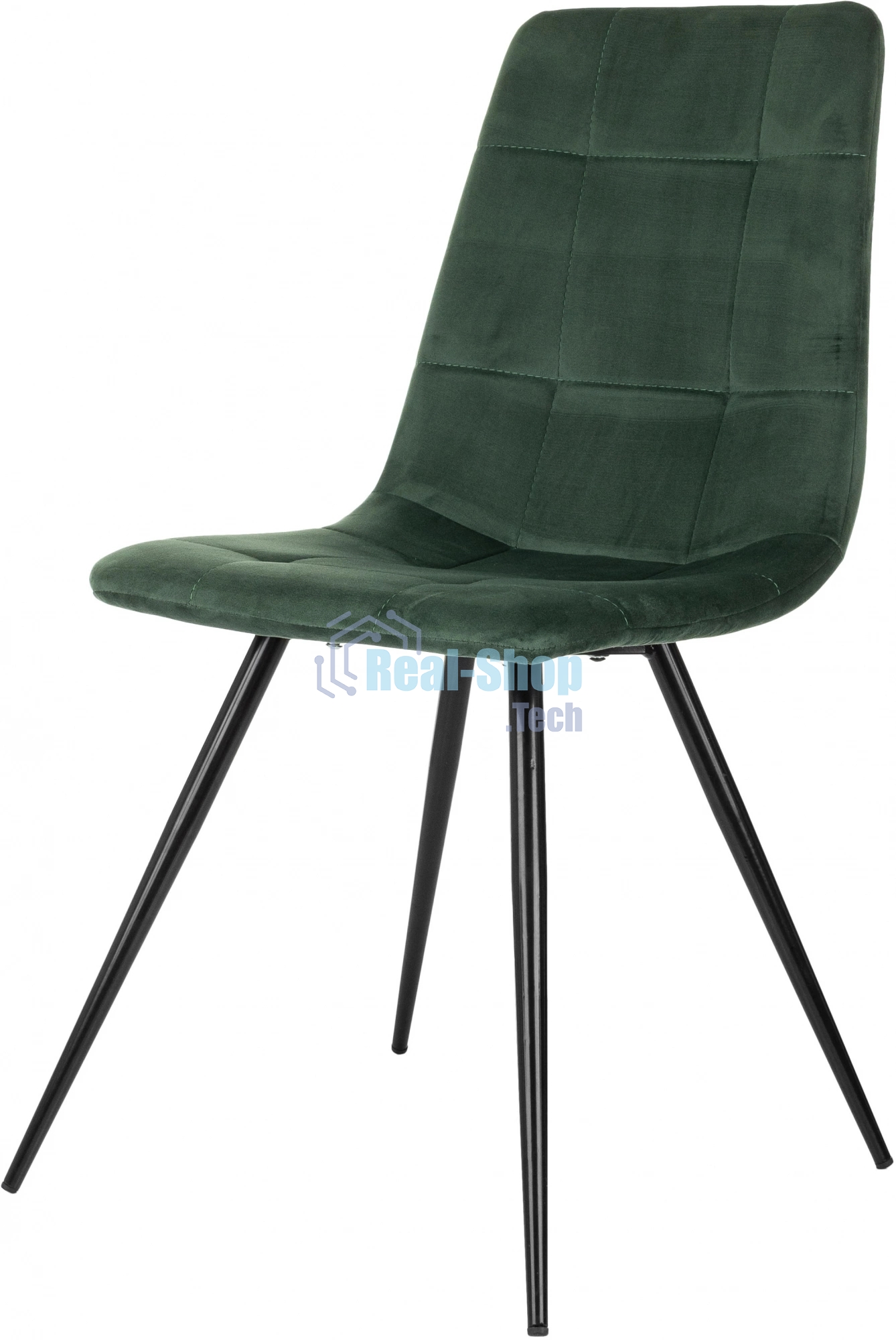 Стул для дома Бюрократ CH-K1_4 комплект 4 шт зеленый Holland 30 металл черный на ножках
