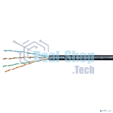 КАБЕЛЬ ВИТАЯ ПАРА CABEUS UTP-4P-CAT.5E-SOLID-OUT-LSZH-UV UTP (U/UTP), КАТЕГОРИЯ 5E, 4 ПАРЫ (24 AWG), ОДНОЖИЛЬНЫЙ, ДЛЯ ВНЕШНЕЙ ПРОКЛАДКИ (+75 C - -40), LSZH-UV (305 М)