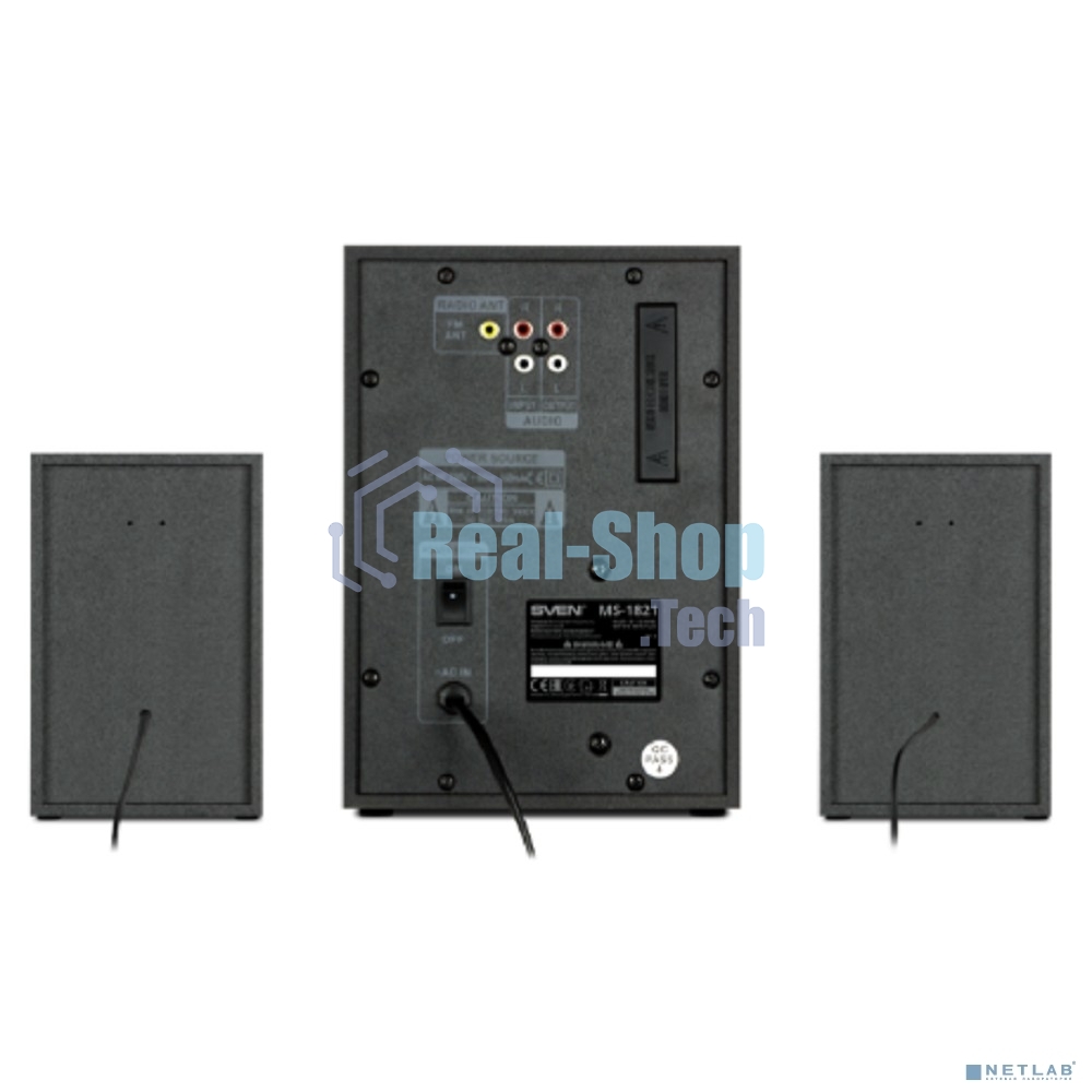 Акустическая система SVEN MS-1821 2.1 черный 40Вт BT