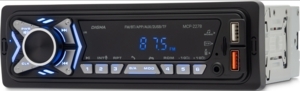Автомагнитола Digma MCP-227B, 1 DIN, Bluetooth, USB Type-A, AUX, пульт ДУ