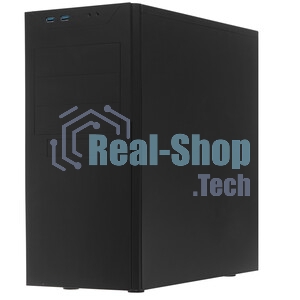 Компьютерный корпус MidiTower Powerman BA833 черный (без блока питания)