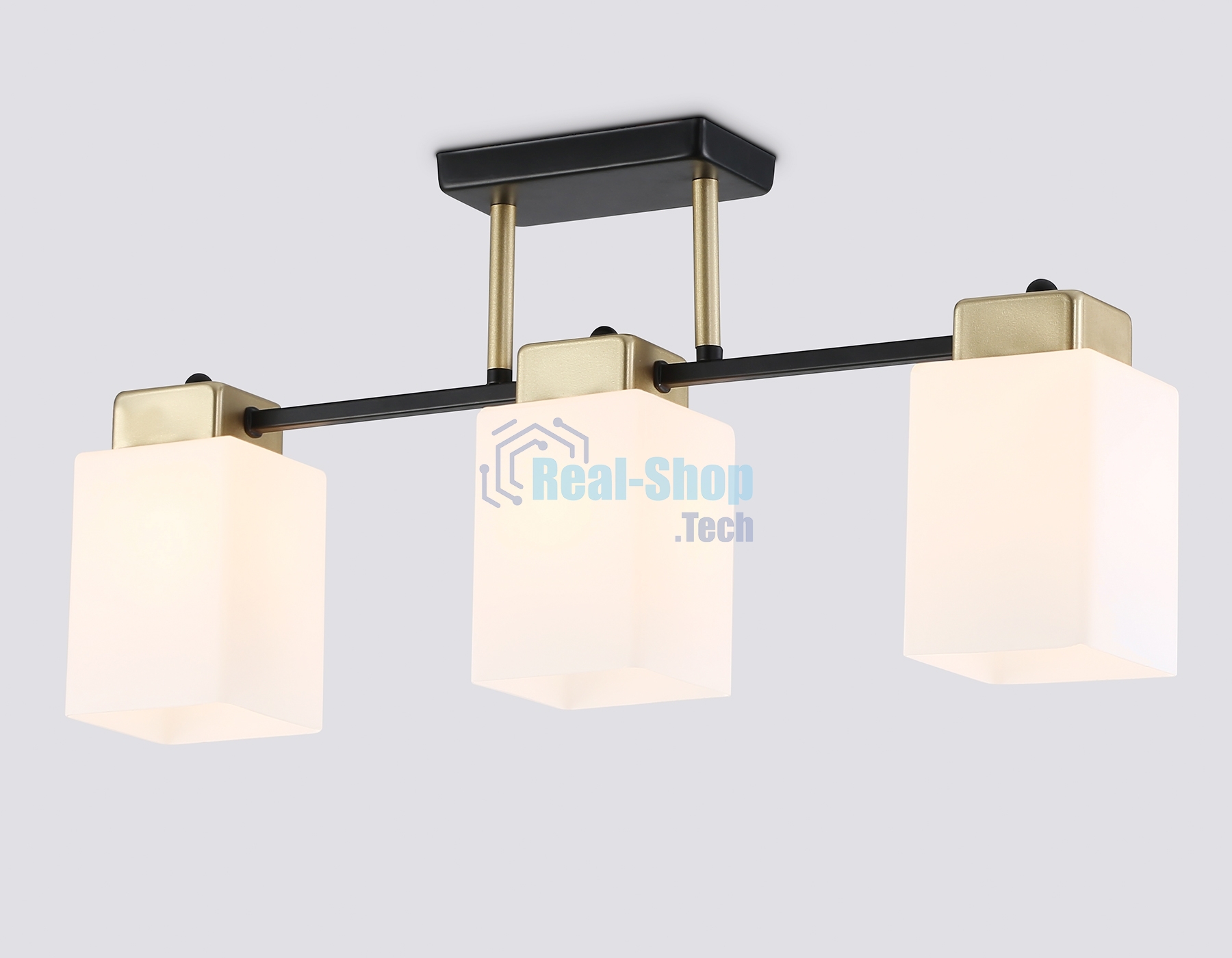Светильник Ambrella light TR303046/3 BK/GD черный/золото E27/3 max 60W 540*100*270