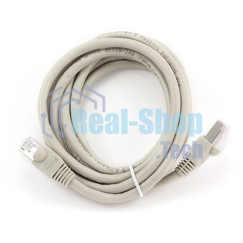 Патч-корд FTP Cablexpert cat.6, 2м, литой, многожильный, серый