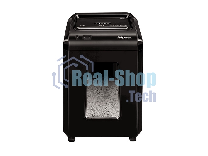 Шредер Fellowes Powershred 92Cs FS-1719301 P-4, 4х38мм, 18лст., 25лтр., уничтожает: скобы, карты, скрепки, CD