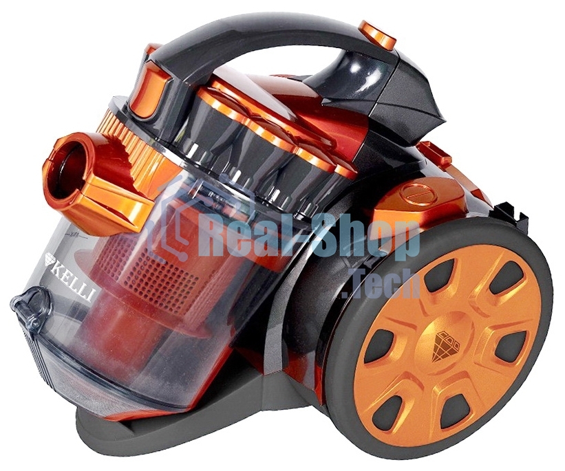 Пылесос Kelli KL-8005 Мощность 2400 Вт, мощность всасывания 420 Вт, Тип пылесборника: циклонный фильтр 2,5 литра, 5-ти ступенчатая система фильтрации, металлическая телескопическая трубка, 1 год гарантии, длина сетевого шнура 5 м, индикатор заполнения, ре