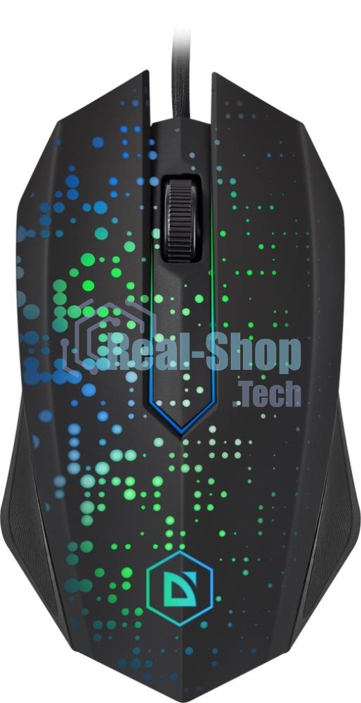 Мышь проводная Defender Event MB-754 черный, 1000 dpi, USB, кнопки - 3