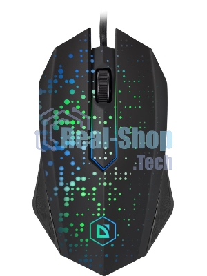 Мышь проводная Defender Event MB-754 черный, 1000 dpi, USB, кнопки - 3