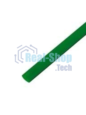 Трубка термоусадочная Rexant 3.0/1.5 1 м зеленый