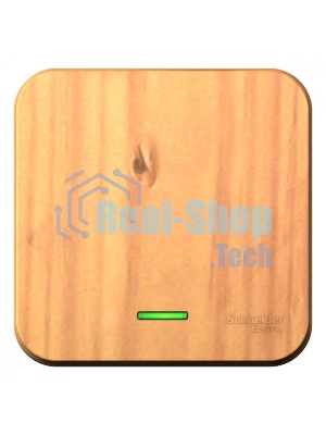 Выключатель SCHNEIDER ELECTRIC BLNVA101115 Blanca1-кл. оп сх.1 10А 250 В изол. пласт. подсв. ясень