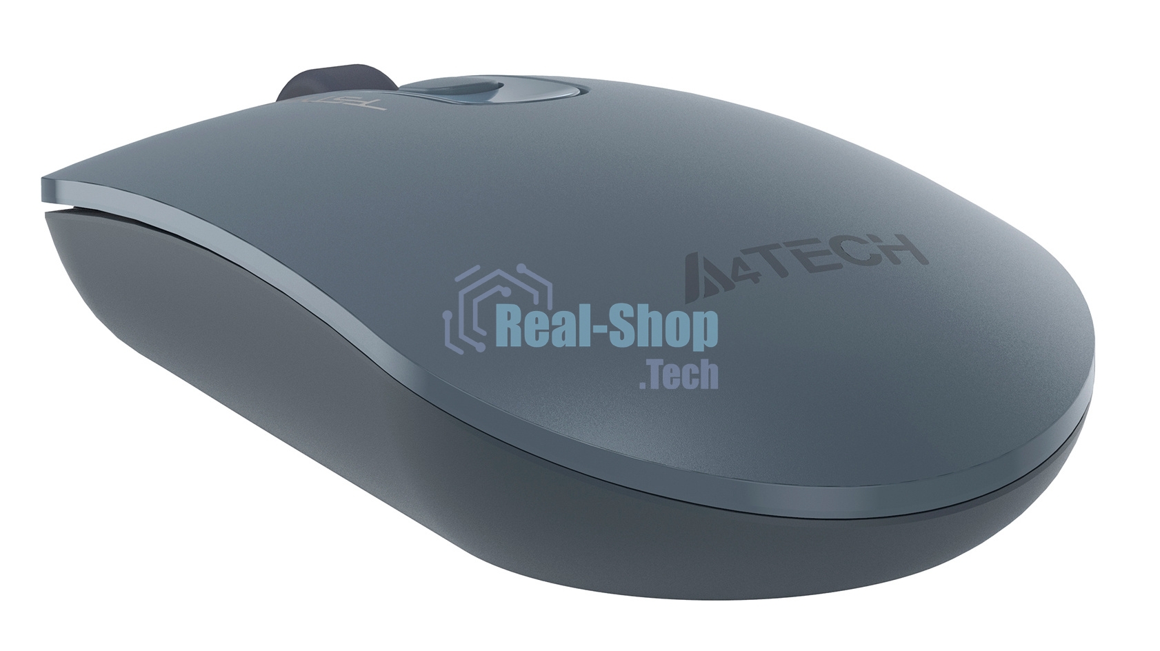 Мышь беспроводная A4Tech Fstyler FG20 пепельный/синий, 2000 dpi, радиоканал, USB, кнопки - 4