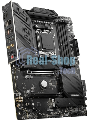 Материнская плата MSI MAG B650 TOMAHAWK WIFI, AM5, AMD B650, 4xDDR5, 6xSATA, 3xM.2, 1xPCI-E 4.0 x16, 1xPCI-E 4.0 x2, 1xHDMI, 1xDisplayPort, 1xUSB Type-C, 1x2.5Gb LAN, 2xUSB-A 2.0, 3xUSB-A 3.2 Gen 1, 3xUSB-A 3.2 Gen 2, 5x3.5 мм, 7.1, Standard-ATX