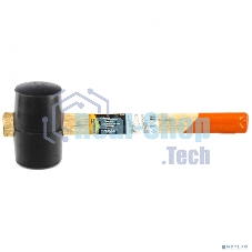 Киянка резиновая Sparta 340 г, черная резина, деревянная рукоятка