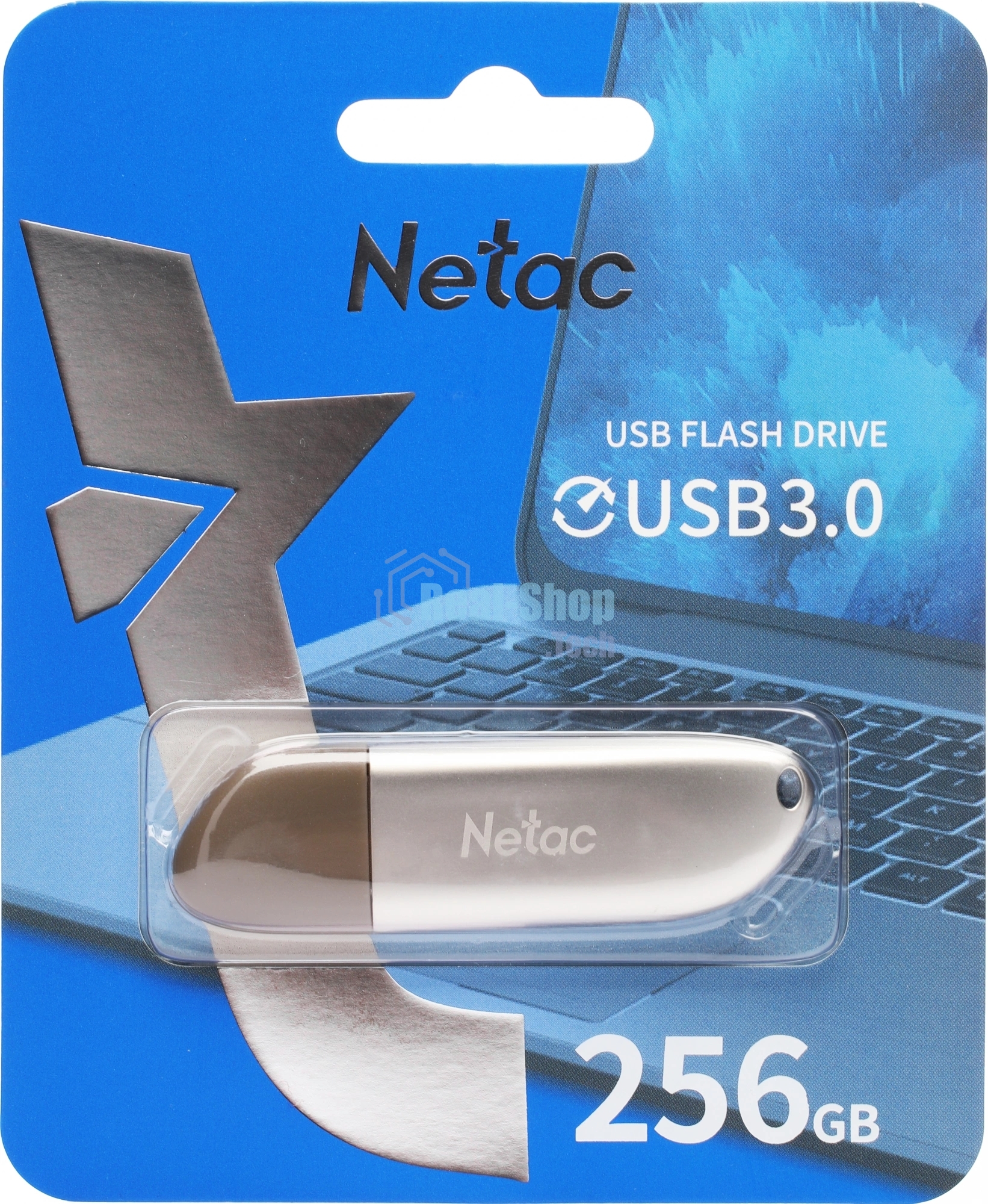Флешка USB Netac U352 USB 3.0 256Gb, retail version