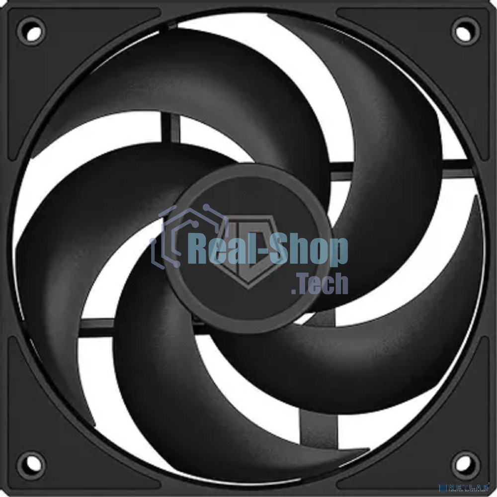 Вентилятор для корпуса ID-Cooling AS-140-K черный, 140 мм, 1800 об/мин, 24.9 дБ, 4 pin