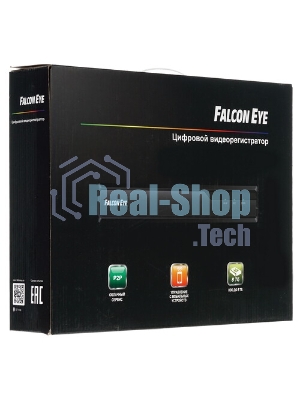 Видеорегистратор Falcon Eye FE-MHD1116 16 канальный 5 в 1 регистратор: запись 16кан 1080N*12k/с; Н.264/H264+; HDMI, VGA, SATA*1 (до 8Tb HDD), 2 USB; Аудио 1/1; Протокол ONVIF, RTSP, P2P; Мобильные платформы Android/IO