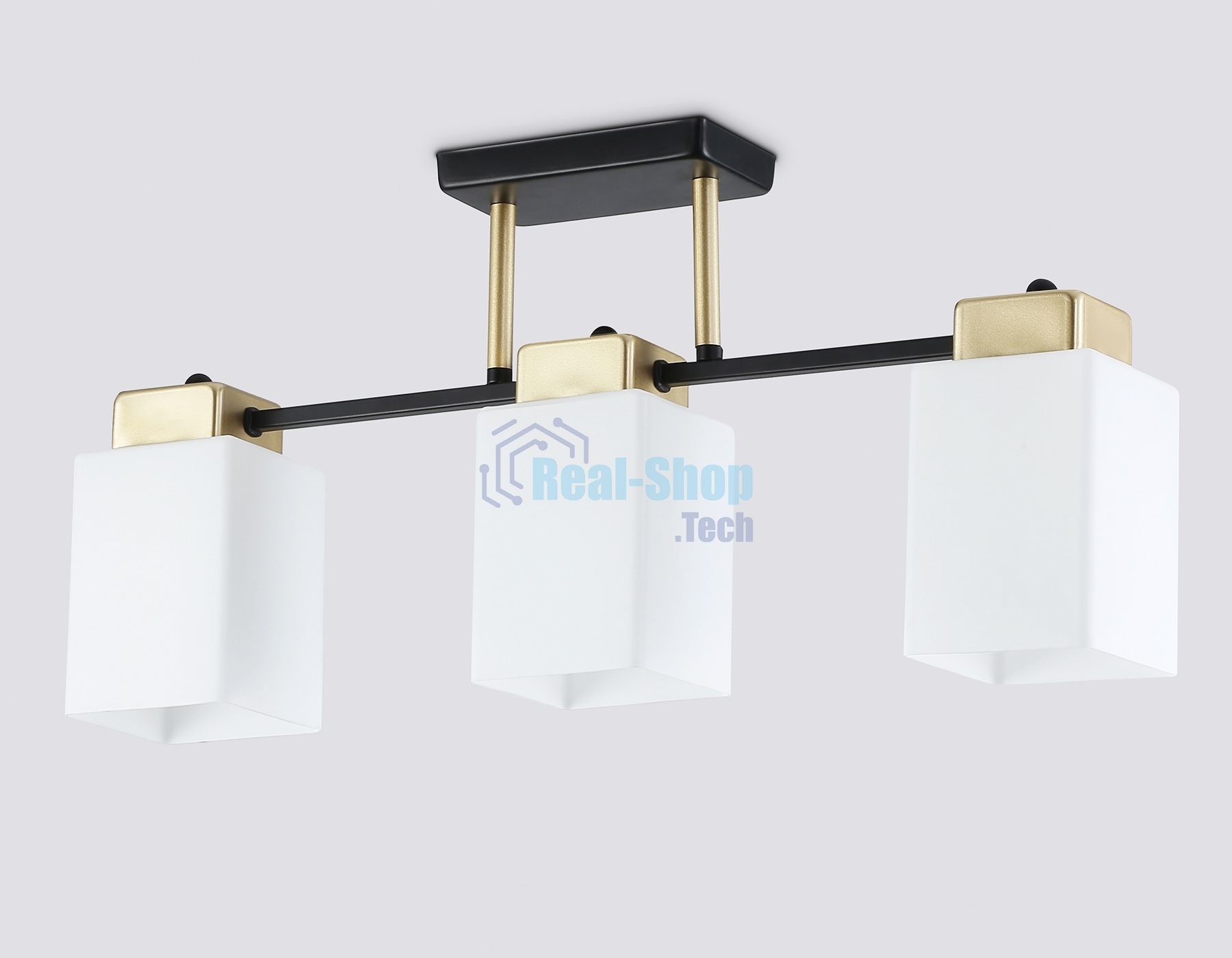 Светильник Ambrella light TR303046/3 BK/GD черный/золото E27/3 max 60W 540*100*270