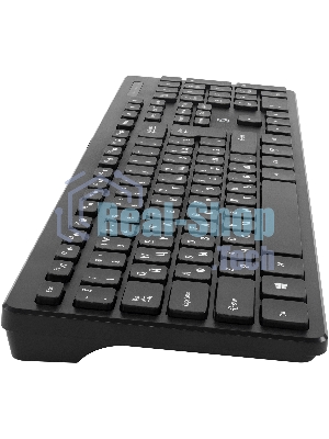 Клавиатура проводная Oklick K733, USB, черный