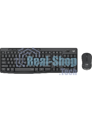 Комплект клавиатура+мышь Logitech MK295 беспроводной, USB, чёрный