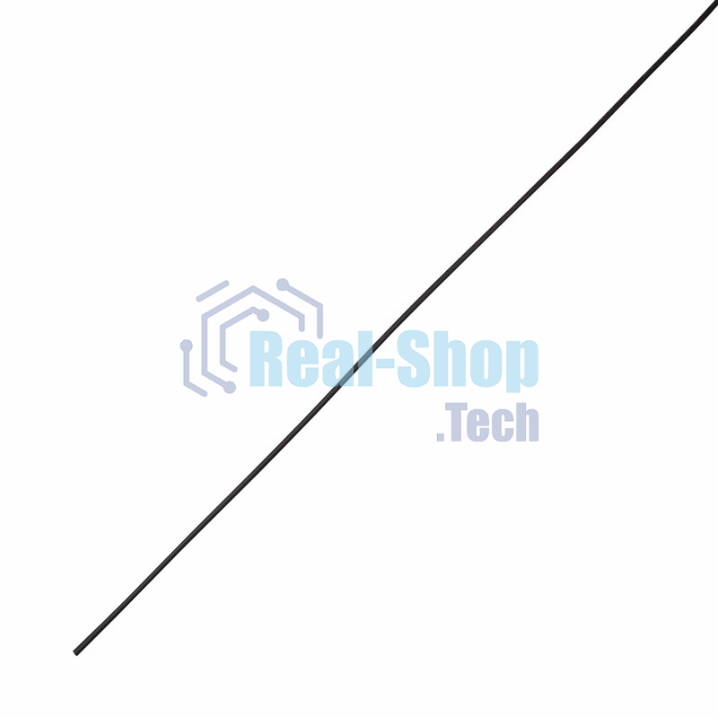 Термоусаживаемая трубка клеевая Rexant 4,8/1,6 мм, черная, упаковка 10 шт. по 1 м