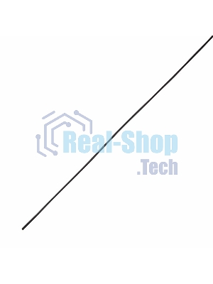 Термоусаживаемая трубка клеевая Rexant 4,8/1,6 мм, черная, упаковка 10 шт. по 1 м