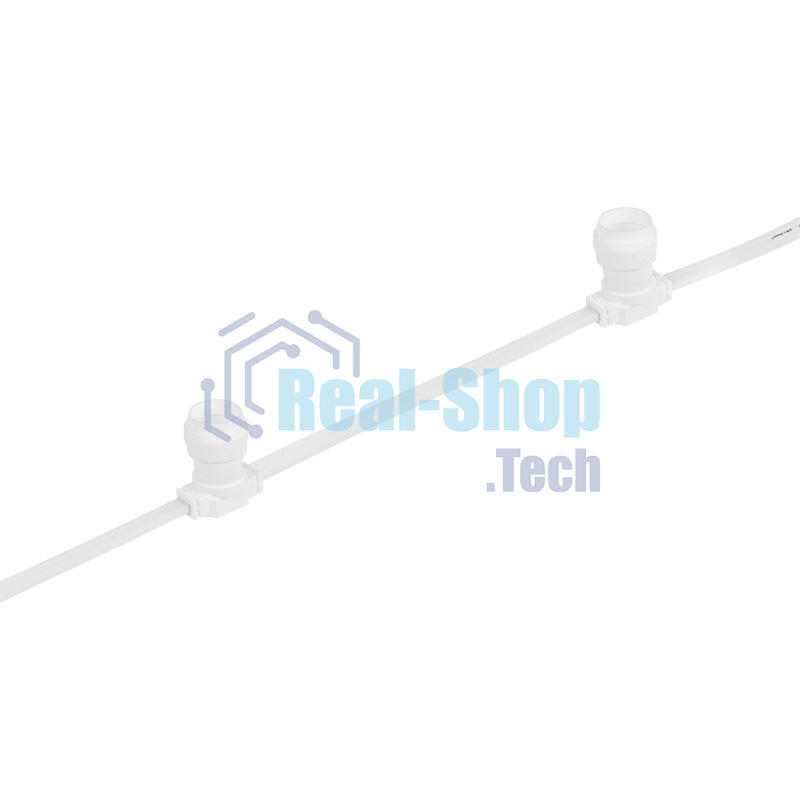 Гирлянда Neon-night Belt-Light 2 жилы шаг 40 см патроны e27 влагостойкая IP65 белый провод