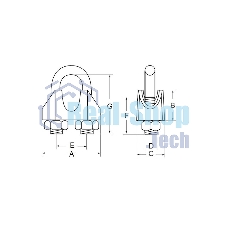 Зажим для троса d 10