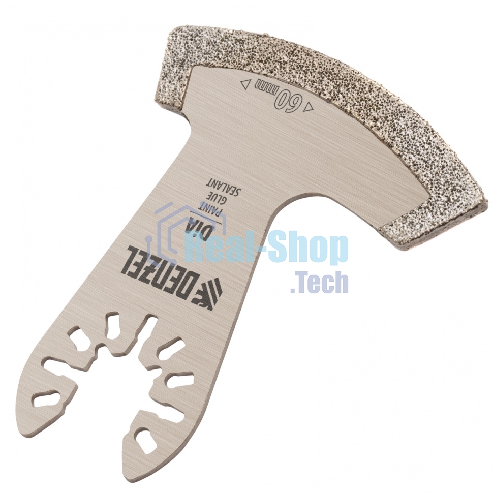 Насадка для МФИ Denzel режущая сегментная, DiA, по камню и плитке, 60 мм