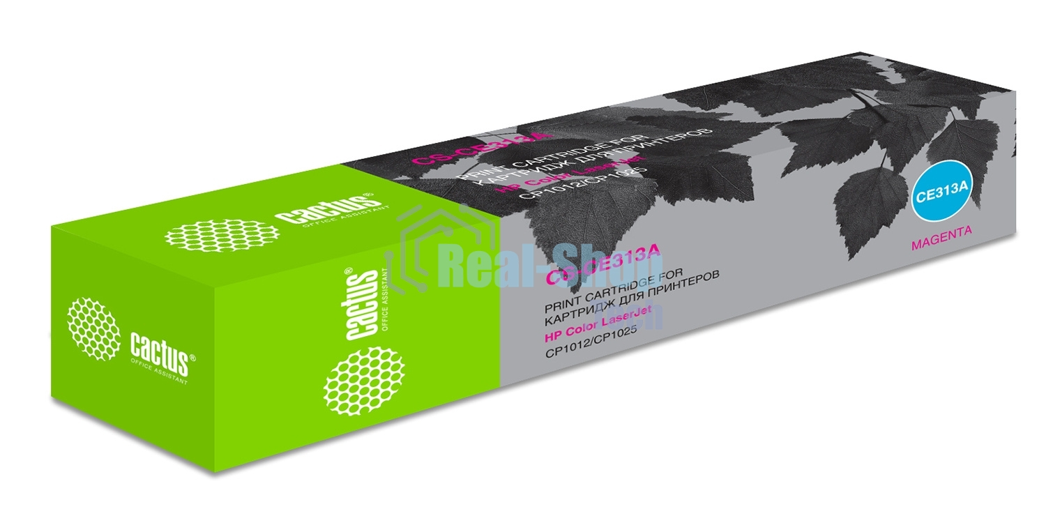 Картридж лазерный Cactus CS-CE313A пурпурный (1000 стр.) для HP LJ CP1012Pro/CP1025