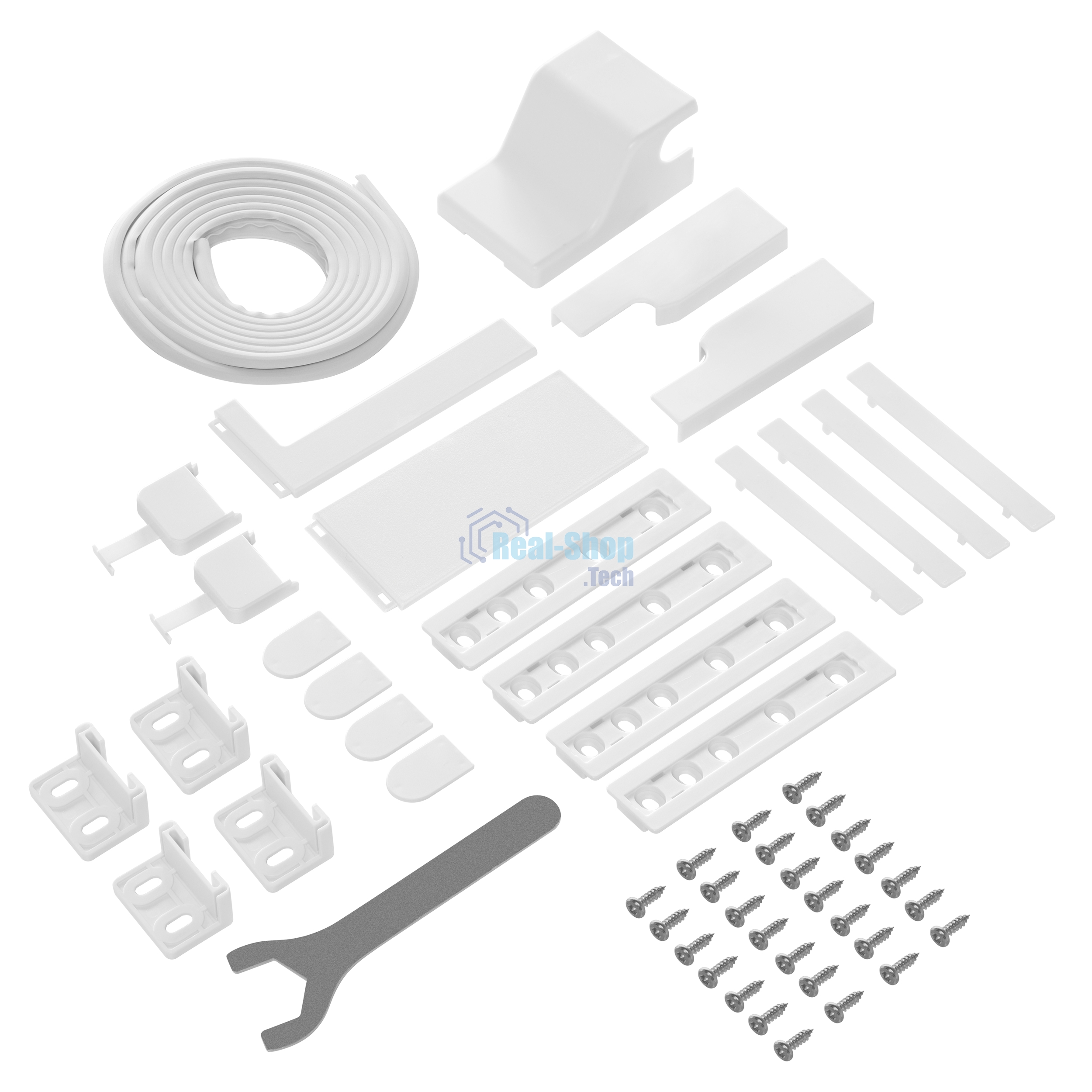 Встраиваемый холодильник Maunfeld MBF193SLFWGR Inverter белый двухкамерный 229/76 л морозилка снизу