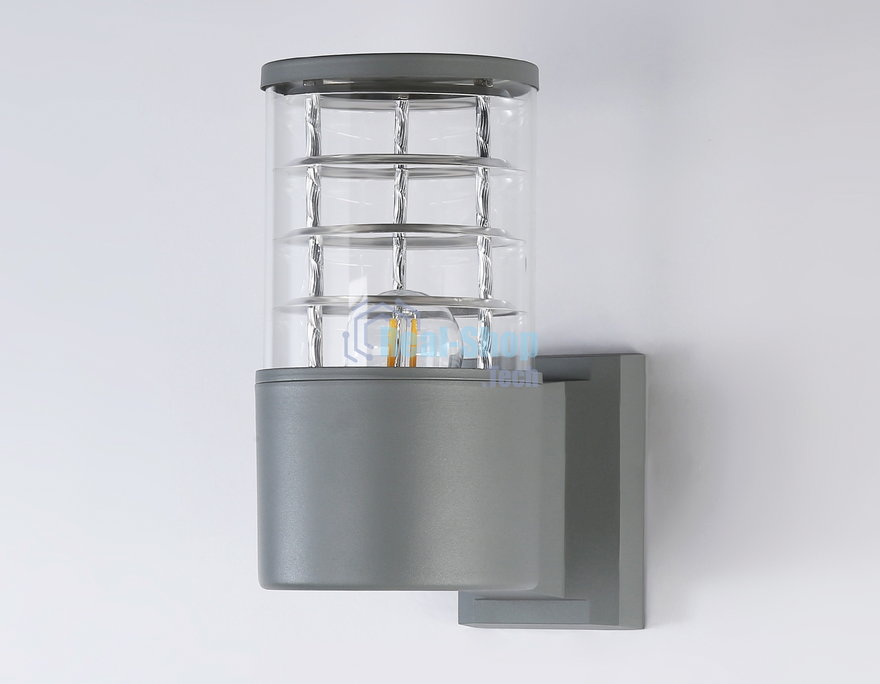 Светильник Ambrella light ST2521 GR/CL серый/прозрачный IP54 E27 max 40W 200*110*155