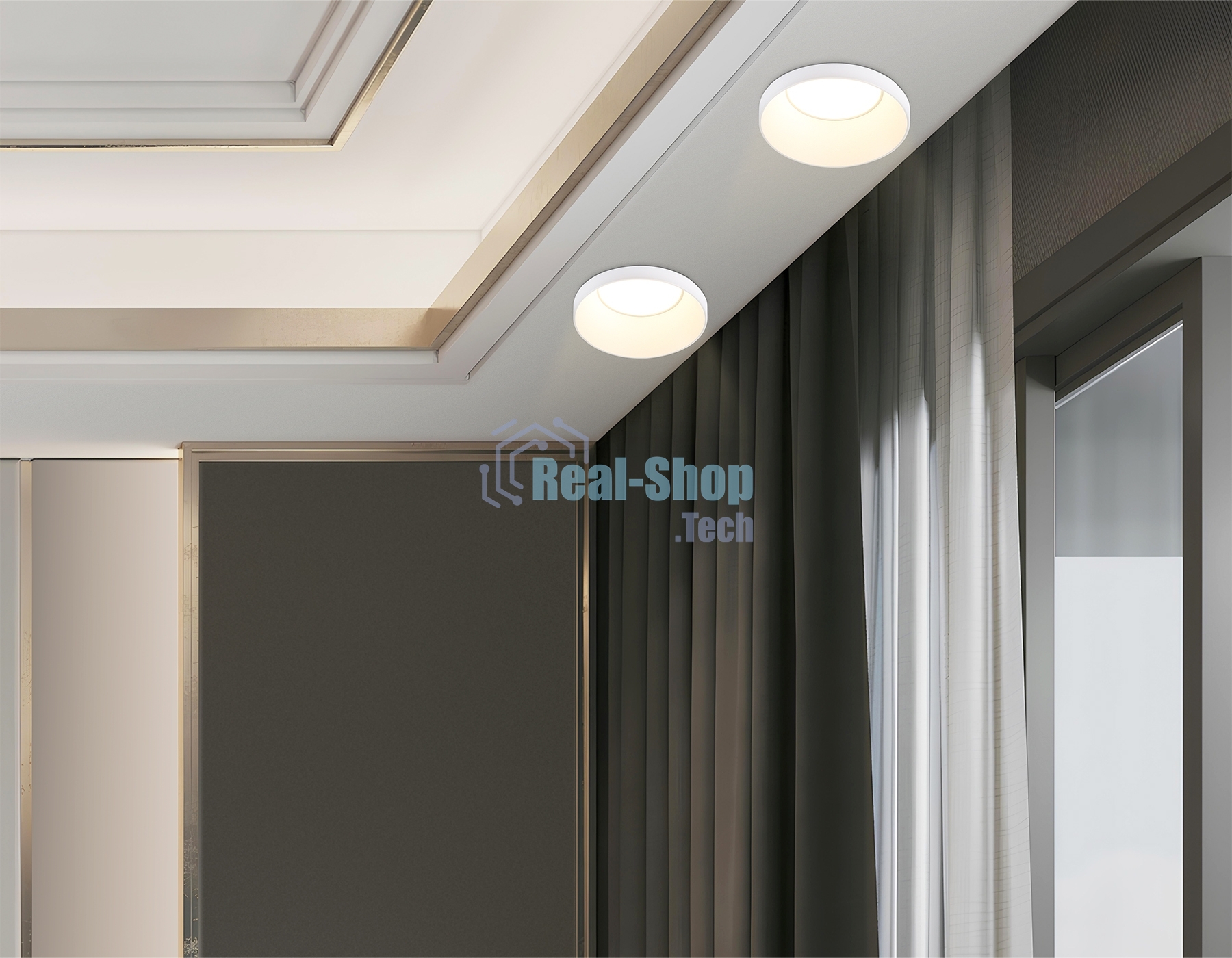 Светильник Ambrella light TN102801 WH белый GU5.3 D71*34
