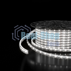 Лента светодиодная LS014 220V/ 220V 8W 60Led 2835 IP65 6500 холодный белый, 50 м