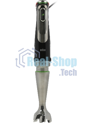 Блендер погружной Braun MQ9135XI черный, 1200 Вт, плавная регулировка, турбо
