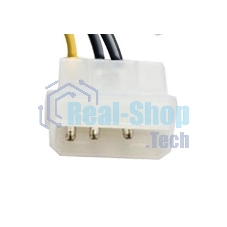 Переходник питания PCI-Express 6pin (от 2х разъемов Molex (IDE) блока питания), 15 см ExeGate EX138937RUS