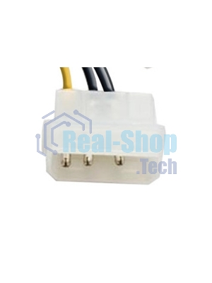 Переходник питания PCI-Express 6pin (от 2х разъемов Molex (IDE) блока питания), 15 см ExeGate EX138937RUS