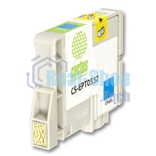 Картридж струйный Cactus CS-EPT0552 голубой для Epson Stylus RX520/Stylus Photo R240 (10мл)