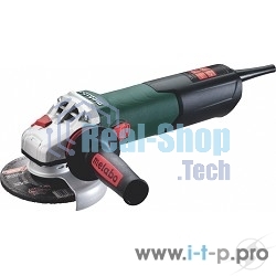 Угловая шлифовальная машина Metabo WEV 15-125 Quick HT 600562000 1550вт, 125мм, 4.2Нм,2.8-9.6/мин, 9600 об/мин, кейс, вес 2.5 кг