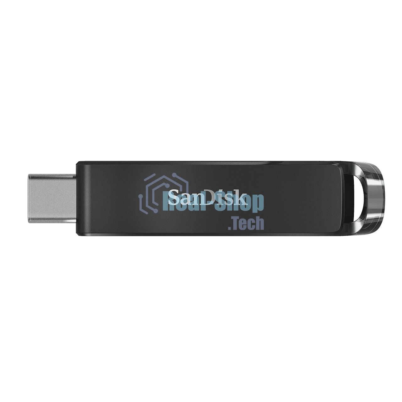 Флешка USB Sandisk CZ460 Ultra (SDCZ460-128G-G46), 128Gb, USB Type-C, R/W 150/30, черный