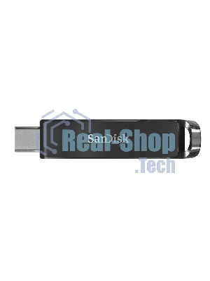 Флешка USB Sandisk CZ460 Ultra (SDCZ460-128G-G46), 128Gb, USB Type-C, R/W 150/30, черный