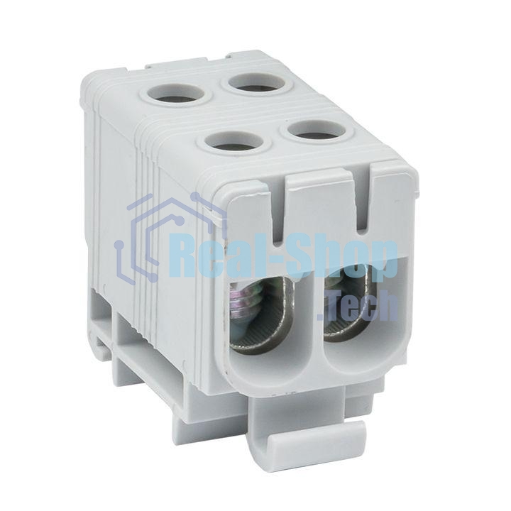 Клемма силовая вводная двойная КСВ 16-50 серая EKF PROxima plc-kvs2-16-50-grey EKF