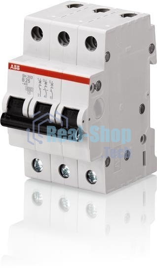 Выключатель автоматический модульный 3п C 20А 6кА SH203 ABB 2CDS213001R0204