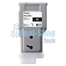 Картридж струйный Canon PFI-207 BK (8789B001) черный (300 мл) для Canon imagePROGRAPH iPF680, 685, 780, 785