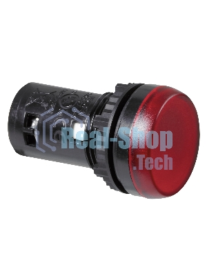 Лампа индикаторная моноблочная 24В красная