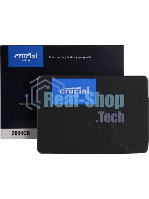 Накопитель SSD Crucial BX500, 2Tb, SATA III, 2.5