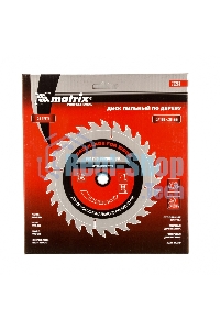 Пильный диск Matrix по дереву, 190x20мм, 24 зуба + кольцо 16/20 Professional