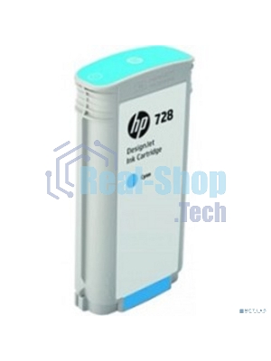 Картридж струйный HP 728 с голубыми чернилами для принтеров Designjet, 130 мл