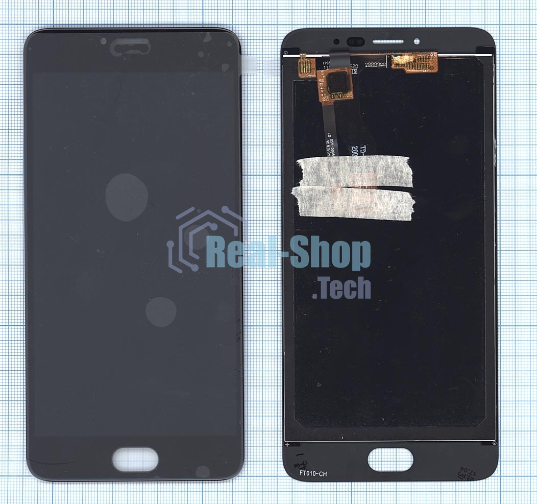 Дисплей для Meizu M3 Note M681H черный